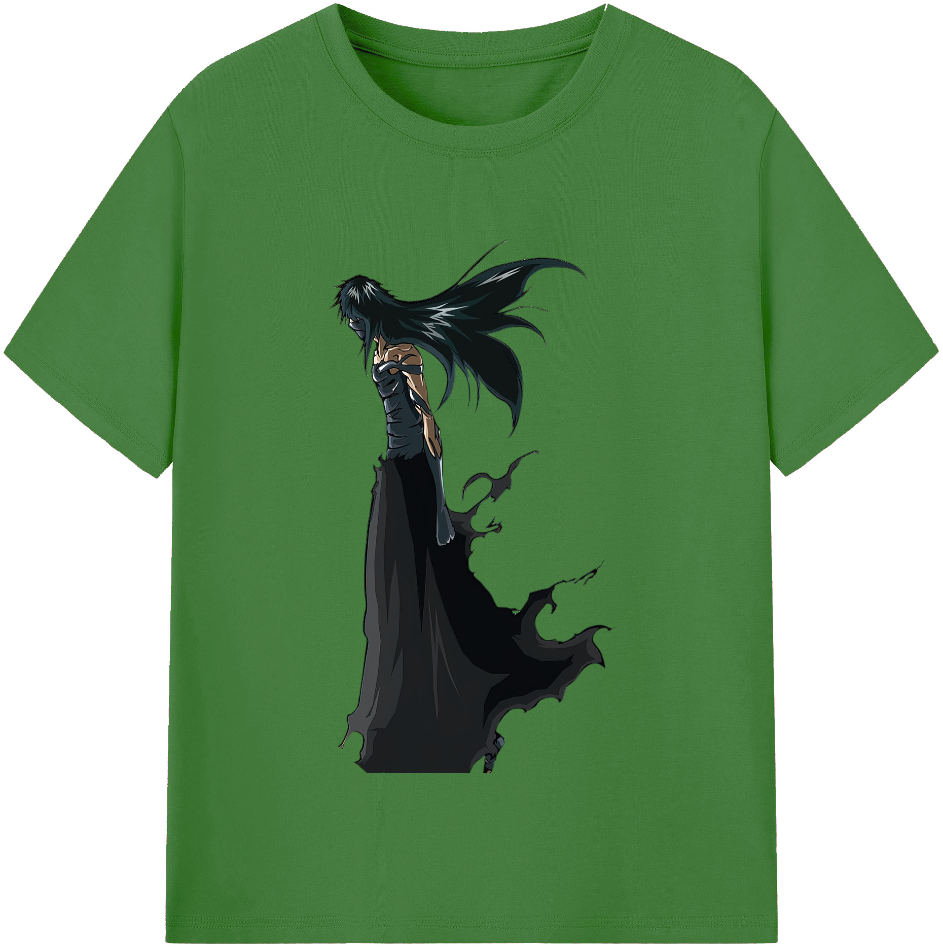 （画像用） ブリーチ 黒崎一護（くろさき いちご）BLEACH Kurosaki Ichigo レディースカジュアルプリントTシャツ（綿100％）
